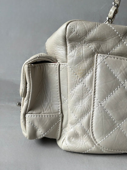 Rare Chanel Cambon Ligne Chain Reporter Lambskin Bag