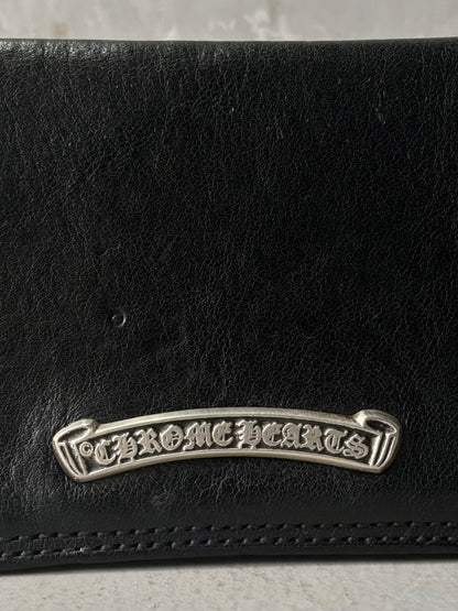 Chrome Hearts Scroll Leather Card Holder