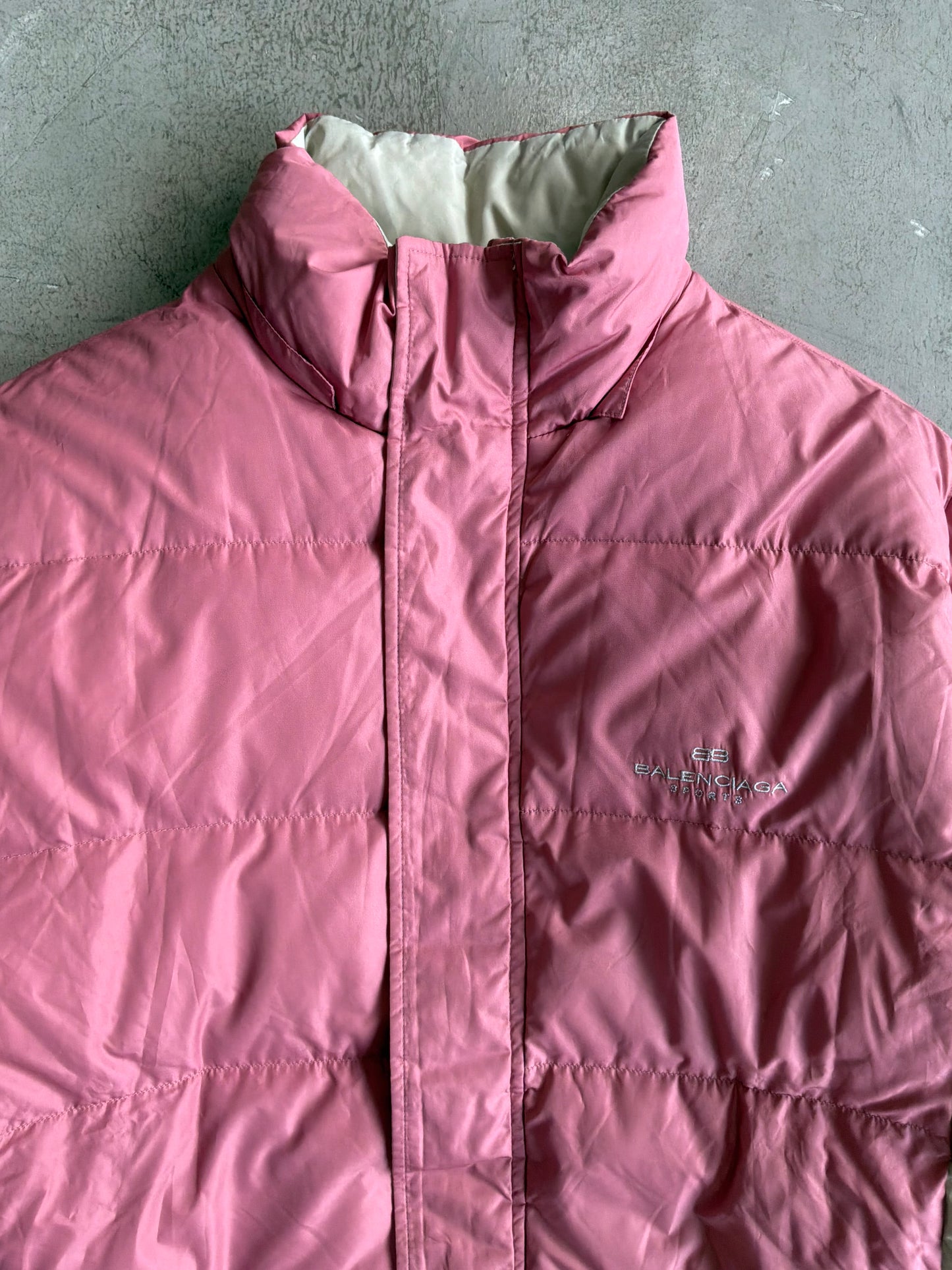 Balenciaga Vintage Pink Puffer Jacket