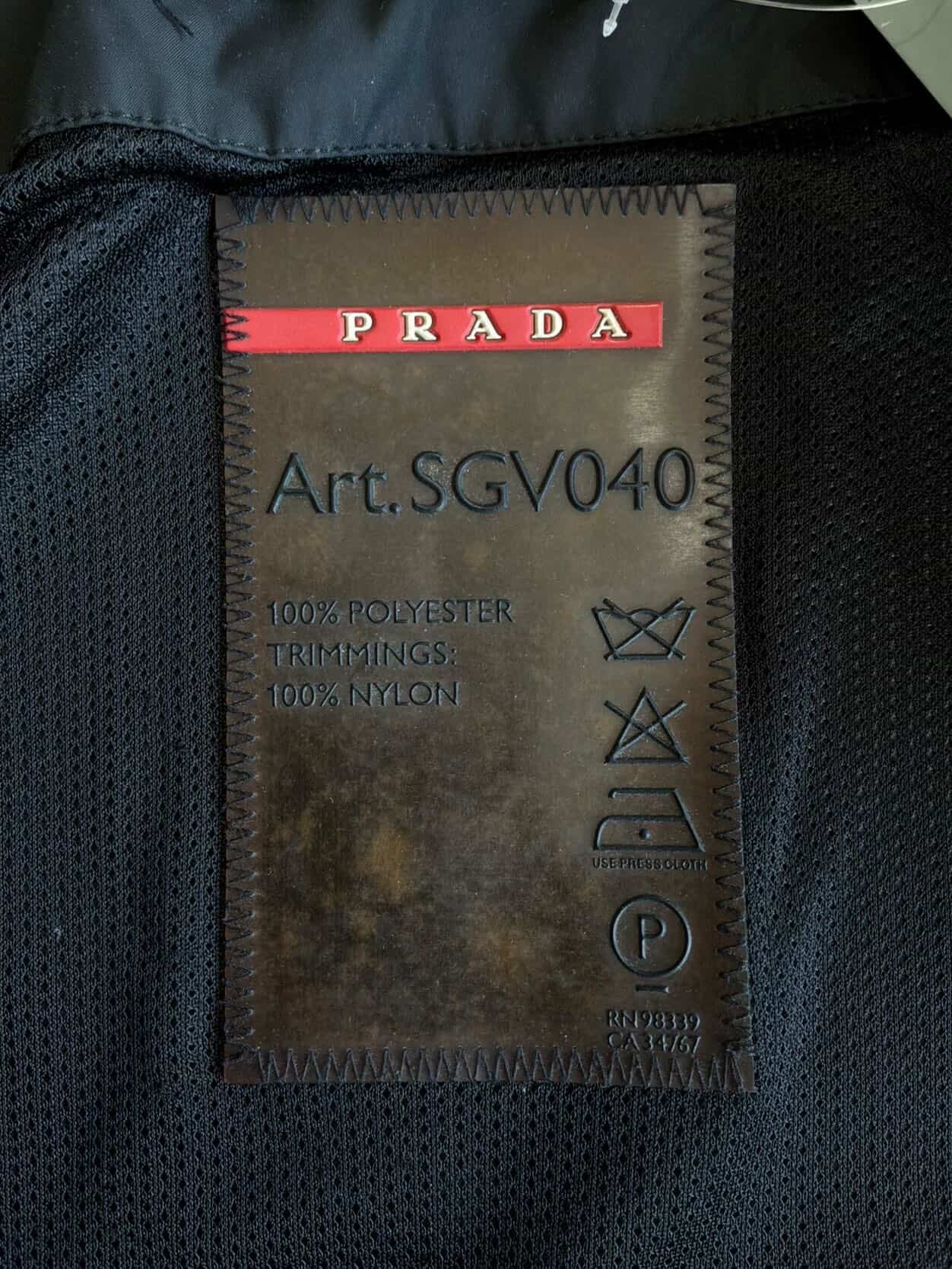 Prada Nylon Padded Bomber Jacket