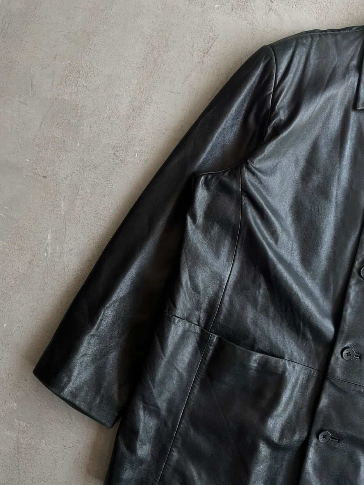 Balenciaga Vintage Leather Coat