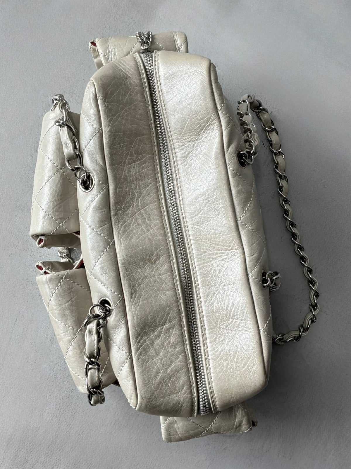 Rare Chanel Cambon Ligne Chain Reporter Lambskin Bag