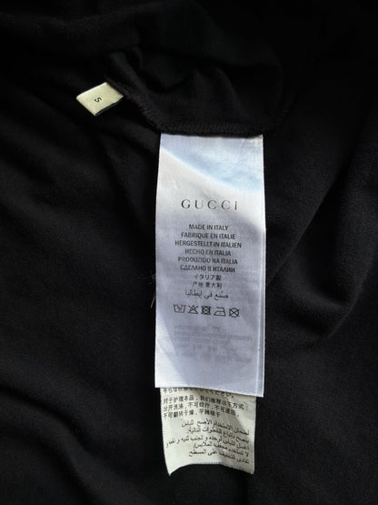 Gucci Dragon Script Black Tee