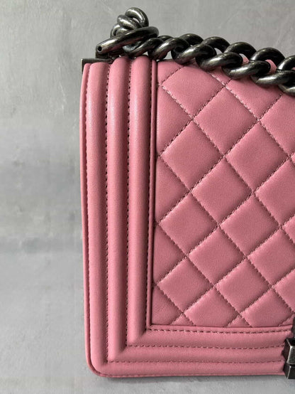 Chanel Light Pink Boy Bag