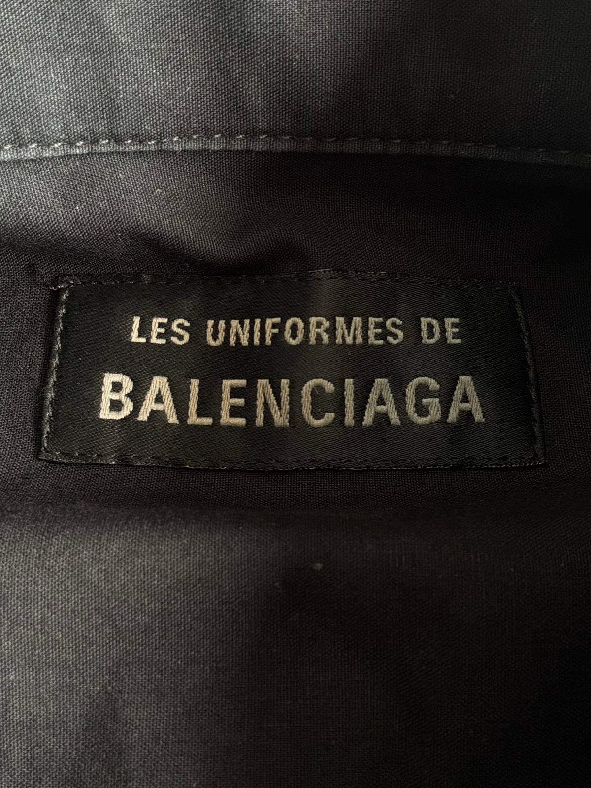 Balenciaga Chest Script Polo Button Down