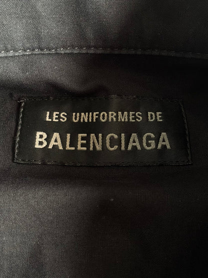 Balenciaga Chest Script Polo Button Down