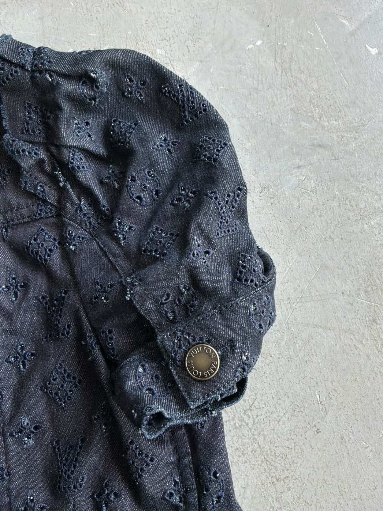 2010 Louis Vuitton Womens Denim Monogram Tops