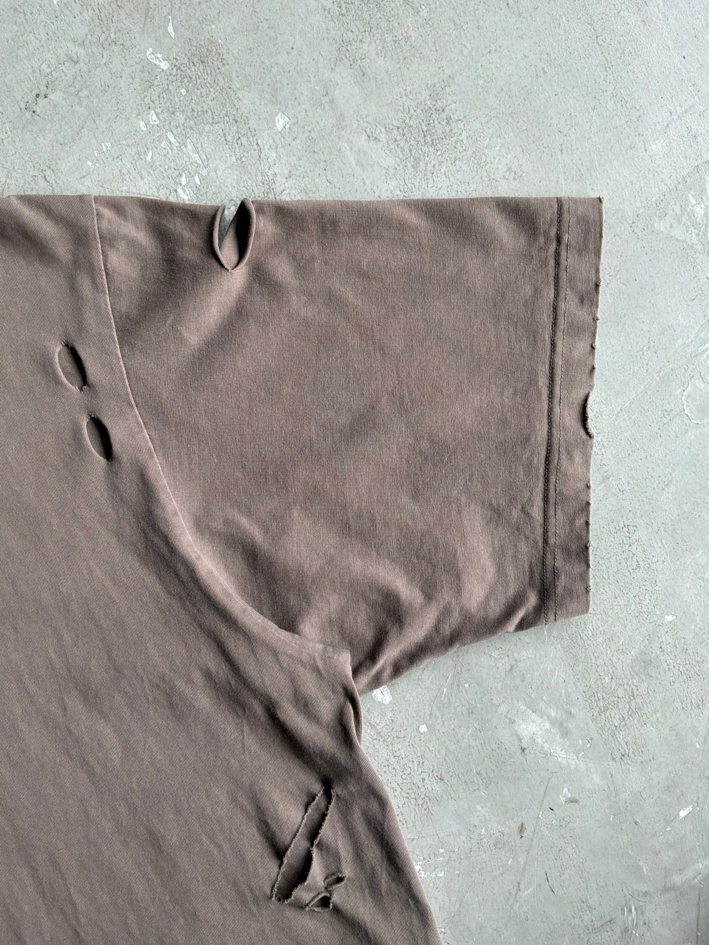 Balenciaga Script Distressed Tee