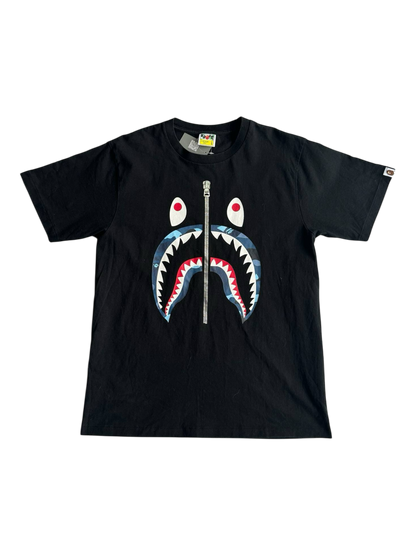 Bape Shark Blue Camou Tee