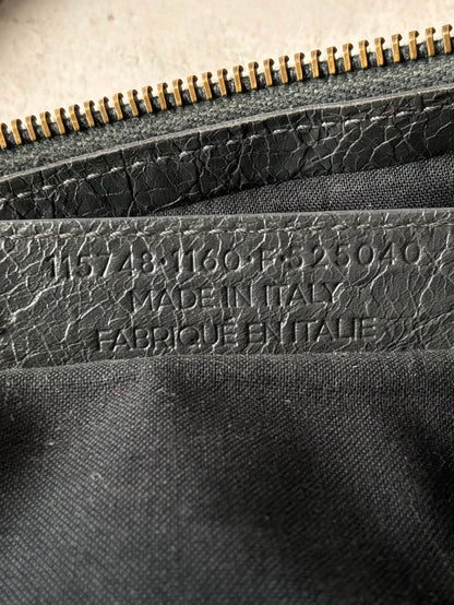 Balenciaga City Gray Lambskin Bag
