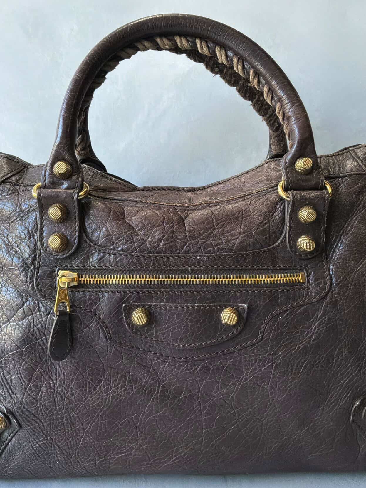 Balenciaga Classic City Giant 12 Choco Brown Lambskin Bag
