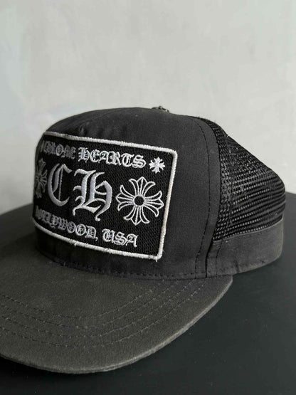 Chrome Hearts Black on Black Trucker Hat