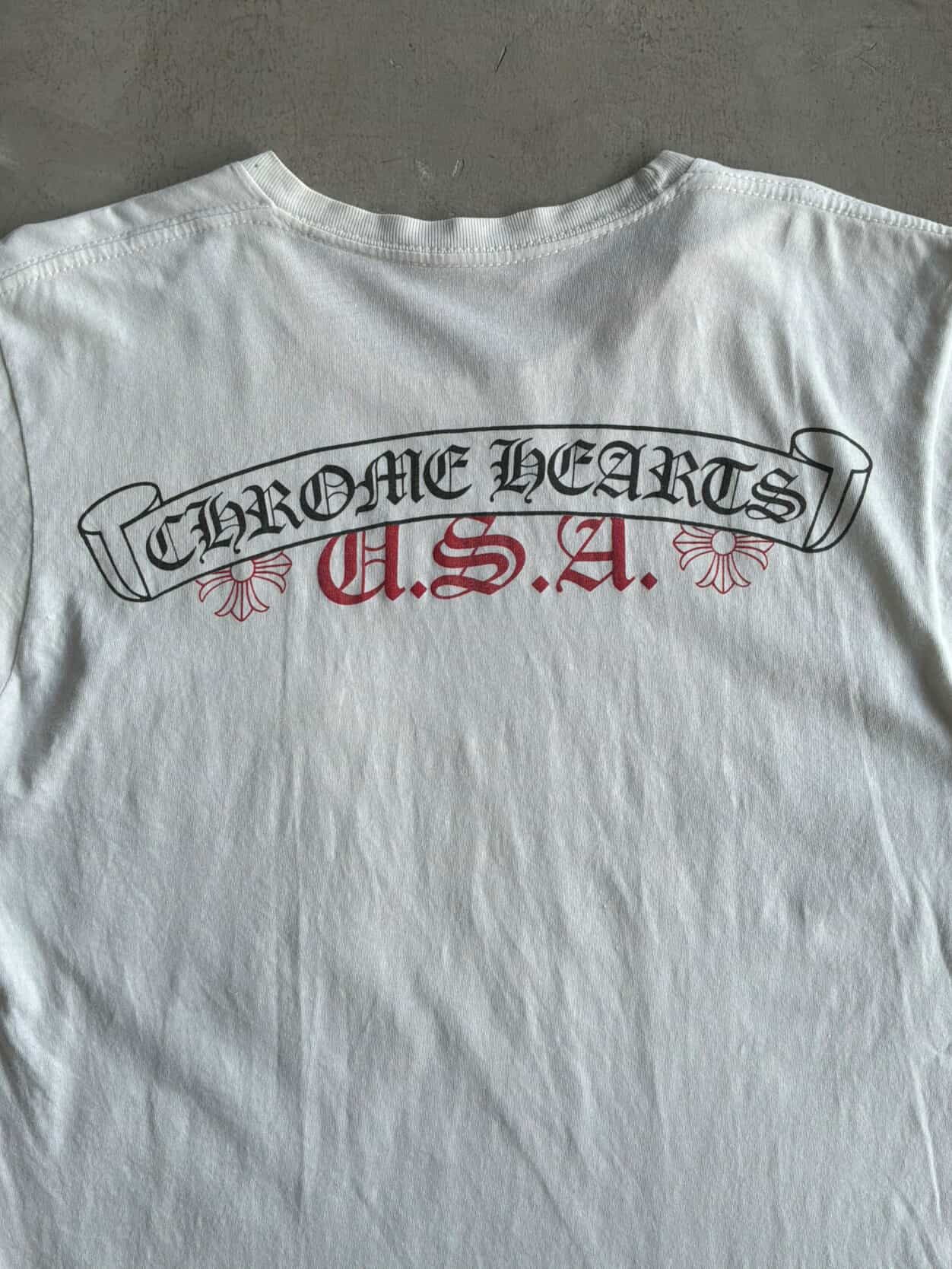 Chrome Hearts USA Scroll Tee