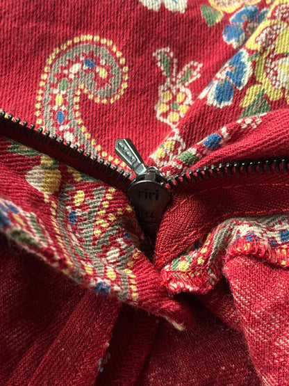 Dior Galliano Era Paisley Flared Pants