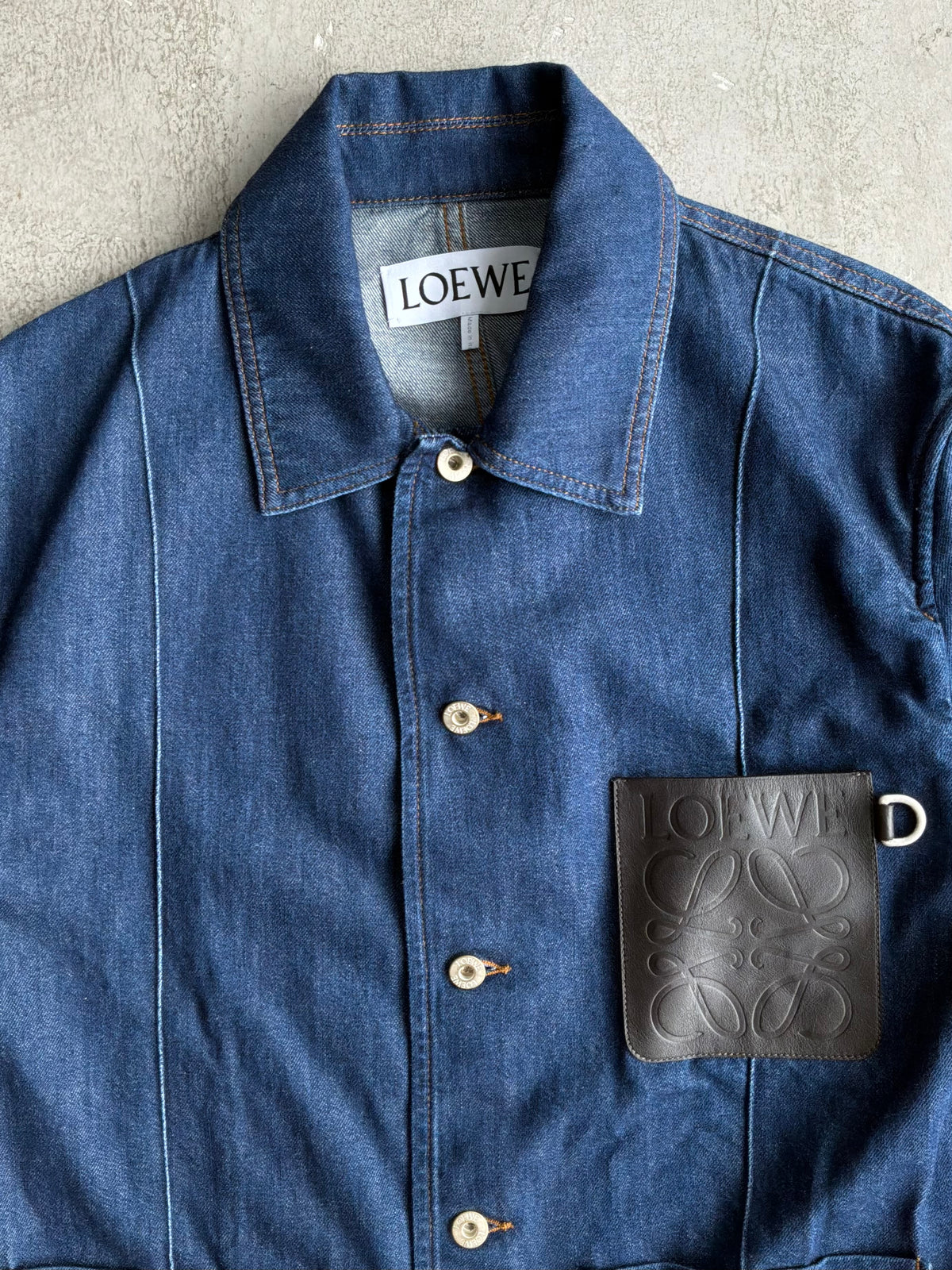 Loewe Anagram Workwear Denim Jacket
