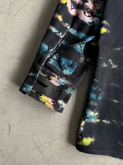 Louis Vuitton Multicolor Tie Dye Denim Shirt