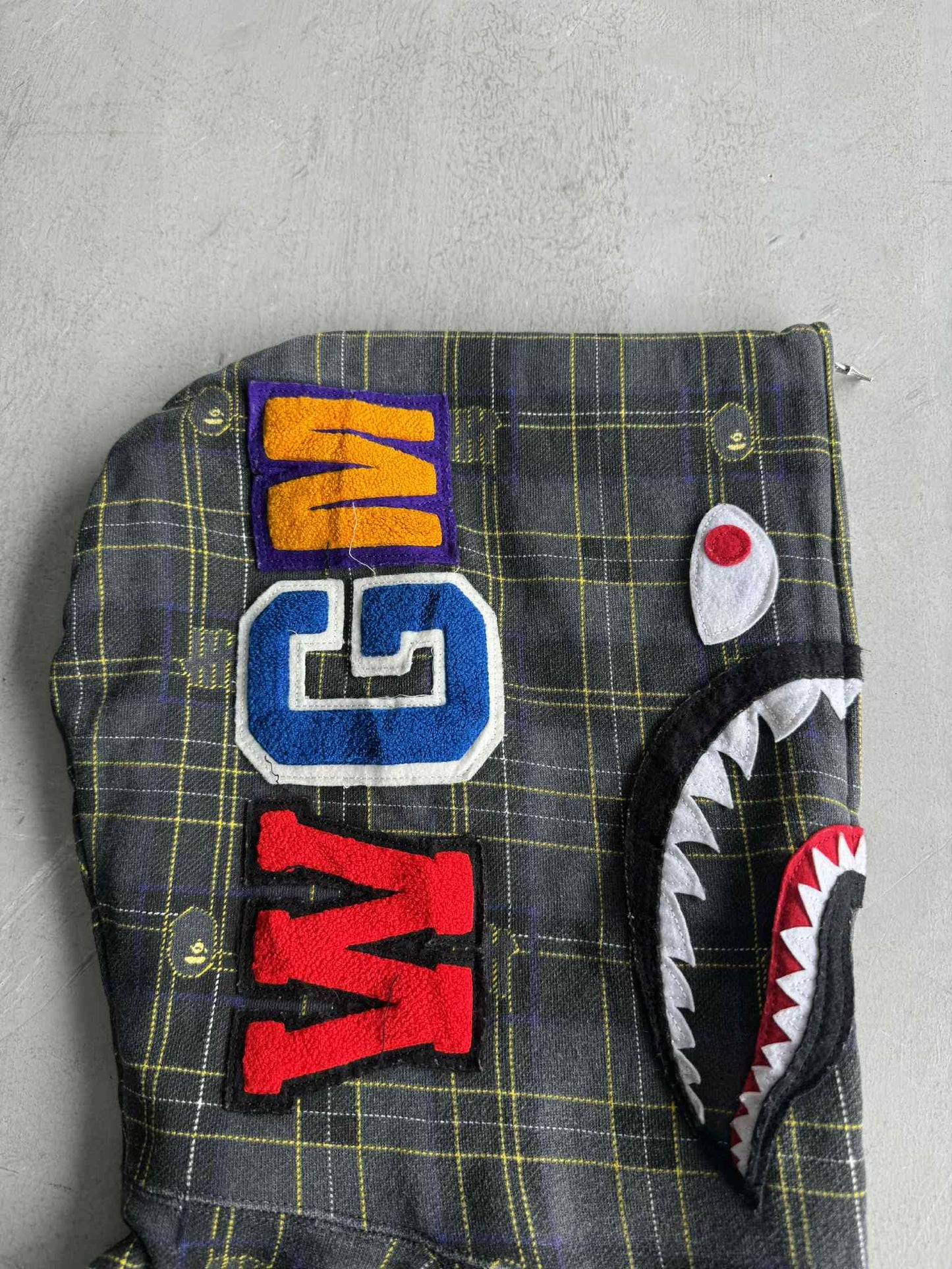 Bape Shark X Undefeated Full Zip Hoodie