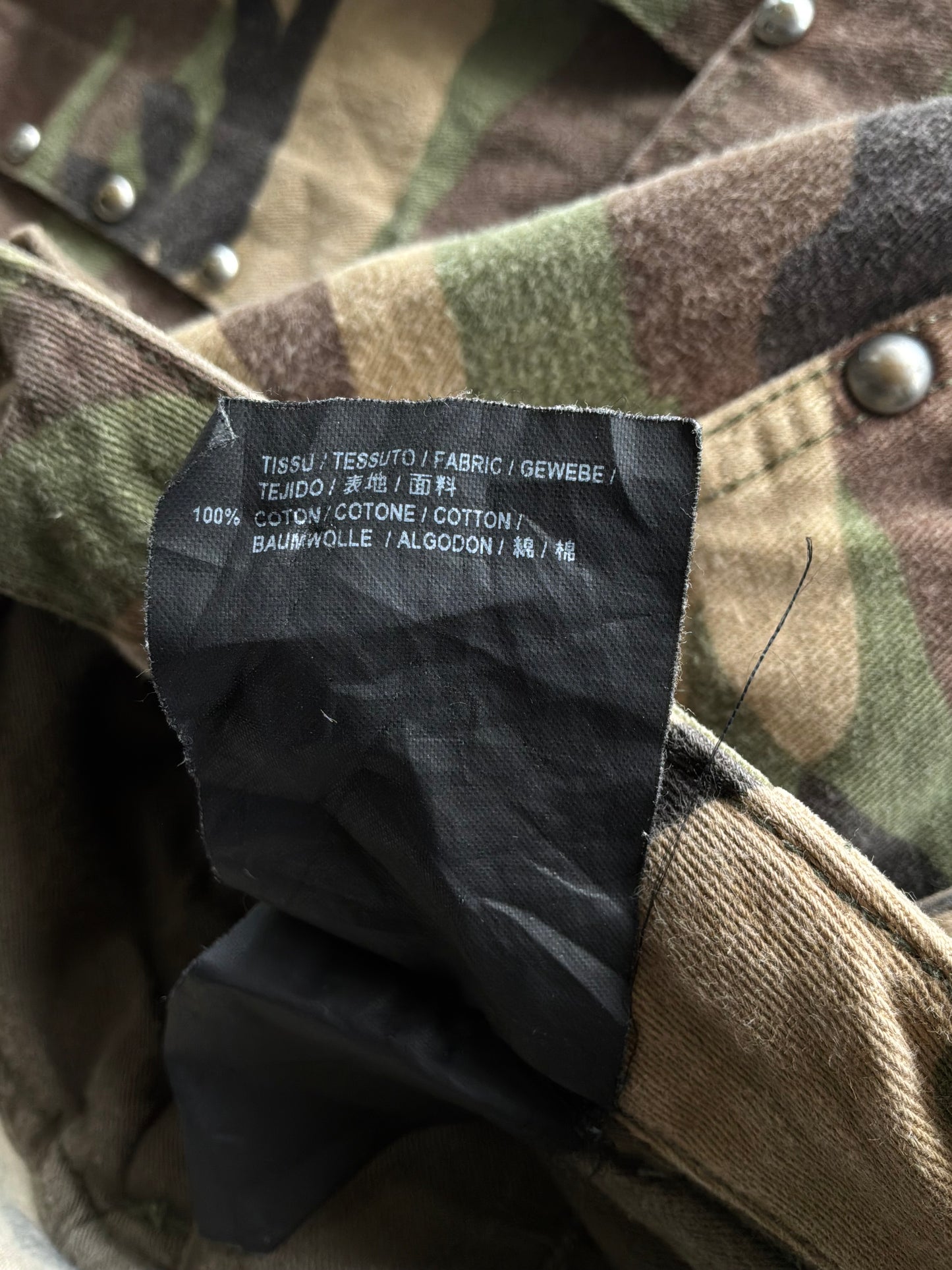 Saint Laurent Paris Camou Cargo Shorts