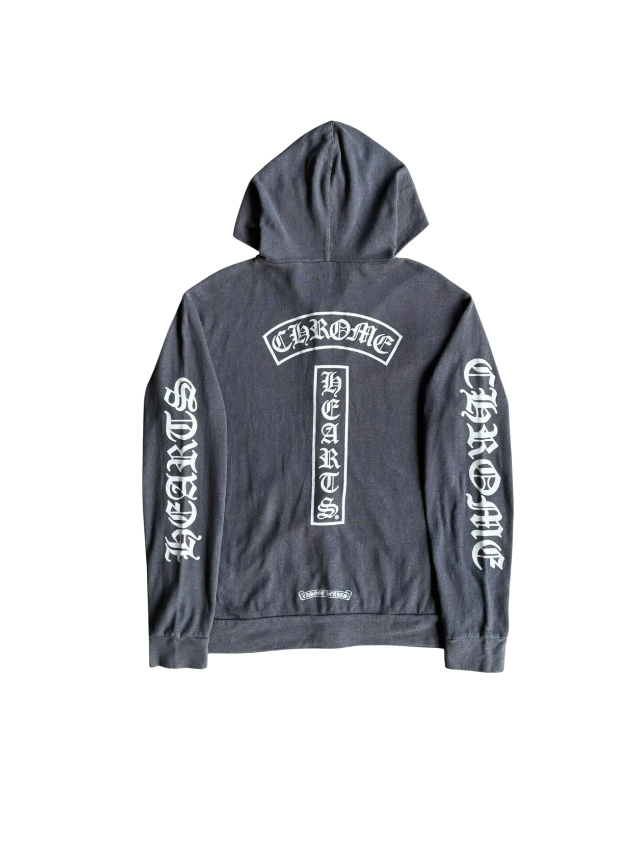 2000s Chrome Hearts T Bar Zip Hoodie