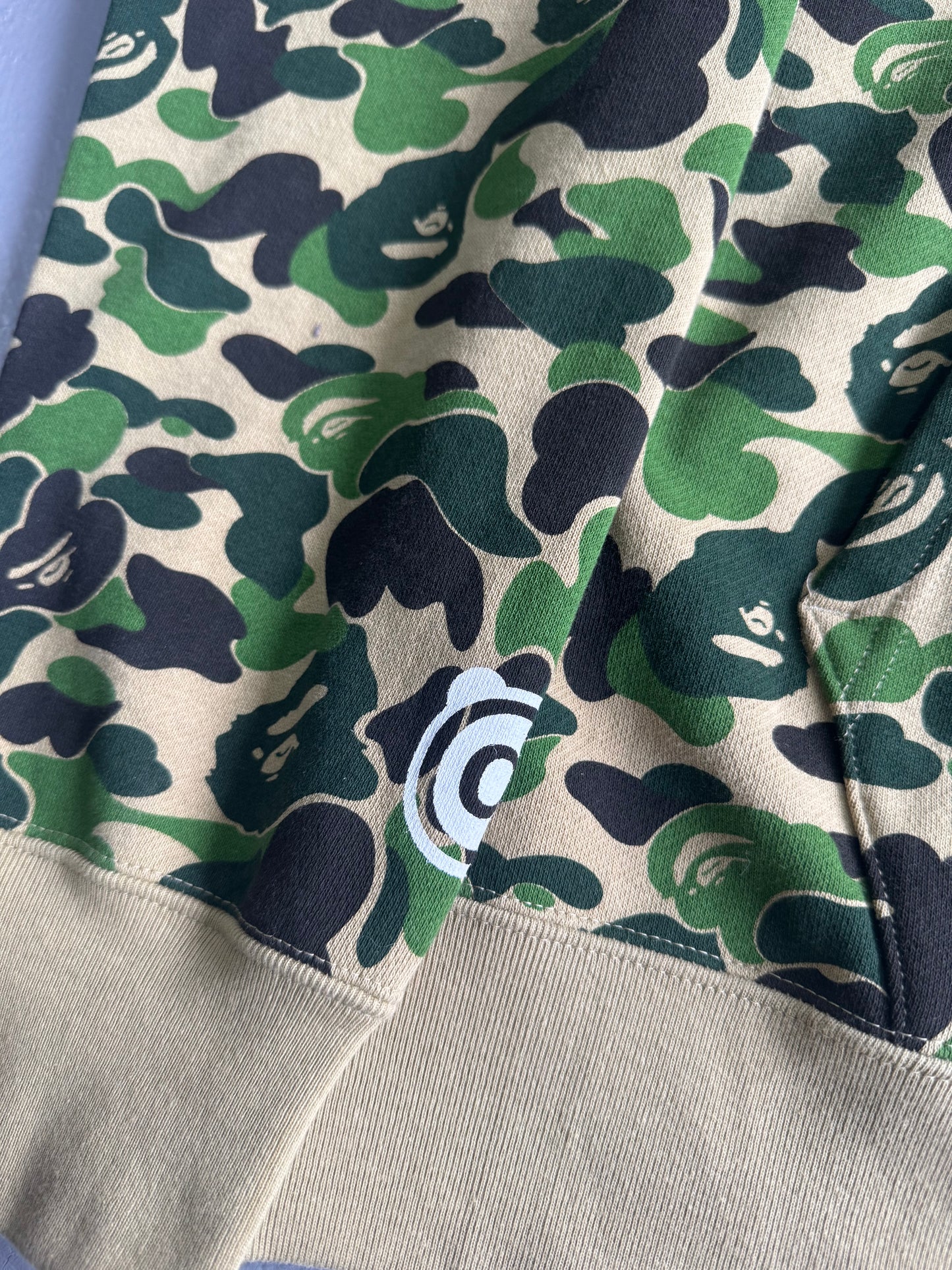 Bape X Bearbrick Camouflage Full Zip Hoodie