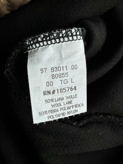 MONCLER 80’s Nylon  Wool Halfzip Jacket