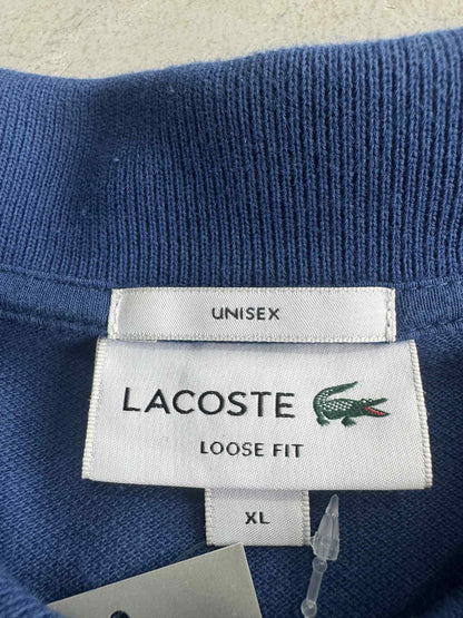 Lacoste Loose Fit Blue Polo Shirt