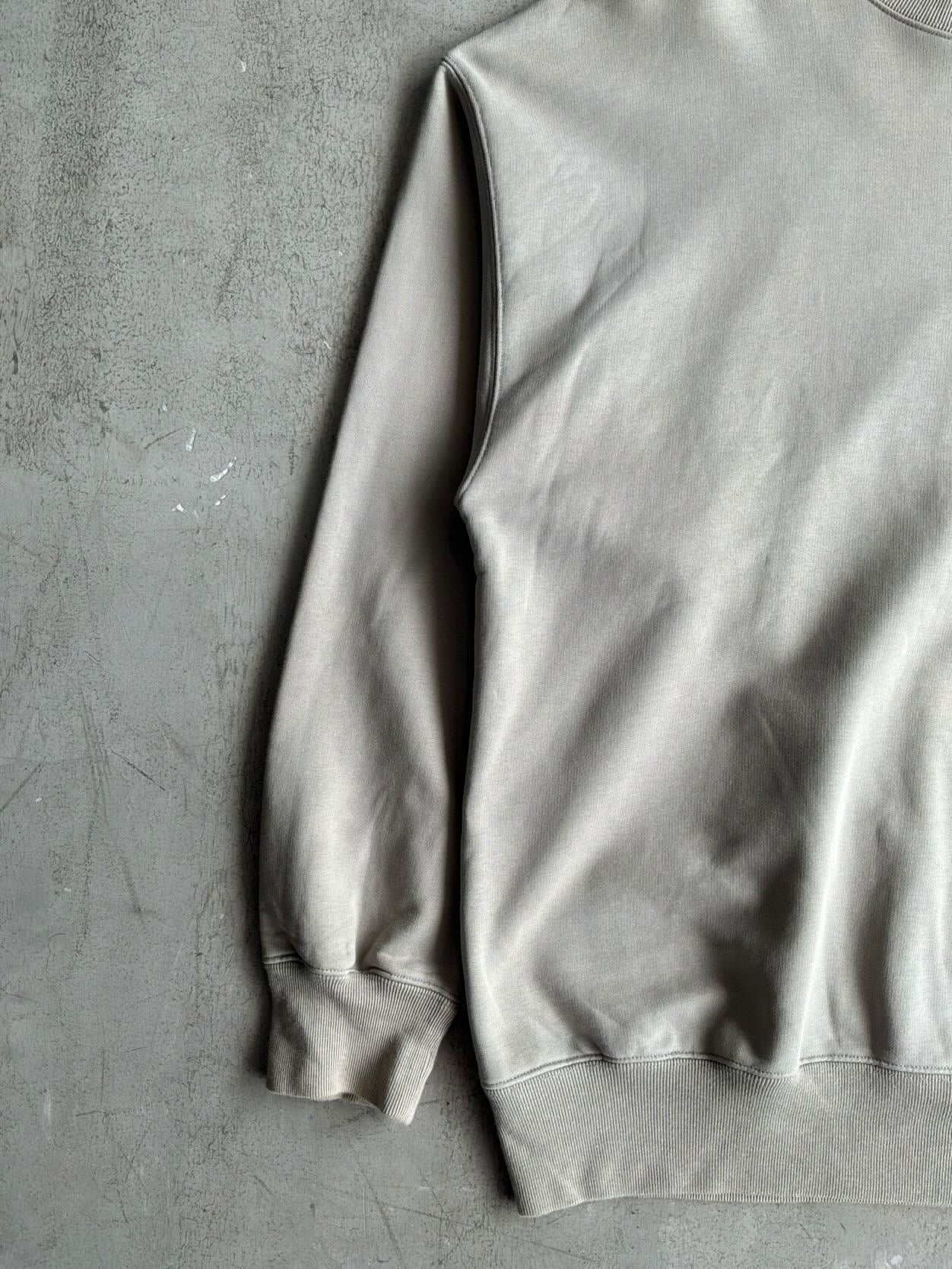 Balenciaga Chest Embroidered Logo Crewneck