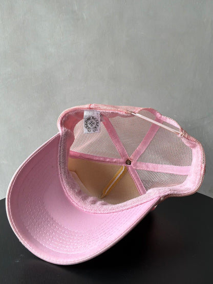 2000s Chrome Hearts Hollywood Pink Trucker Hat
