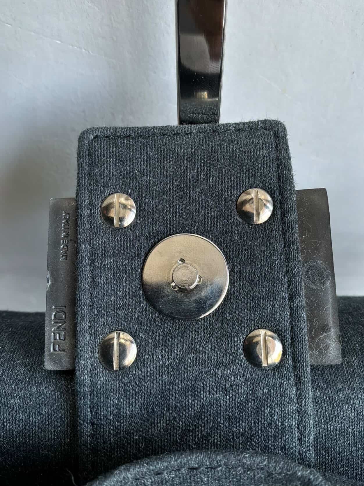 2000s Fendi Wool Baguette Bag