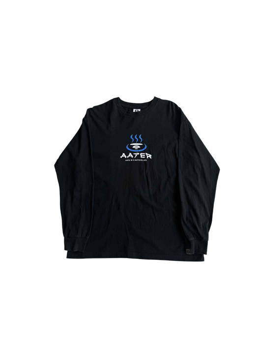 Aape Onsen Hotspring Motif Longsleeve Shirt
