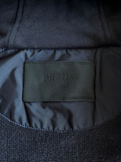 Prada Color Block Zip Hoodie