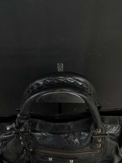 Balenciaga Classic City Black On Brass