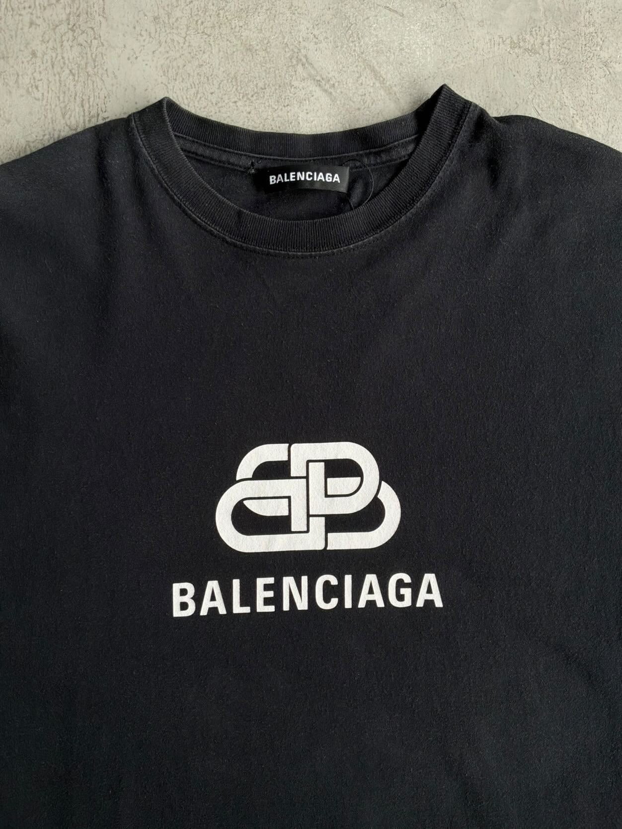 Balenciaga Interlock B Logo Tee