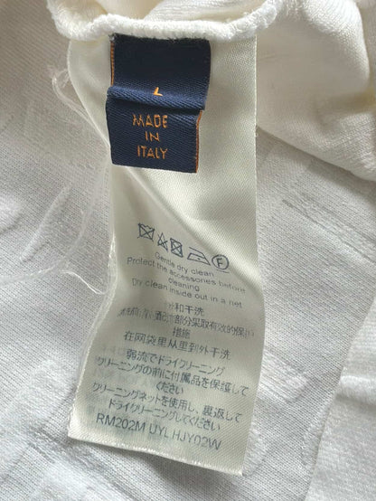 Louis Vuitton Embossed Logos Half Zip Polo