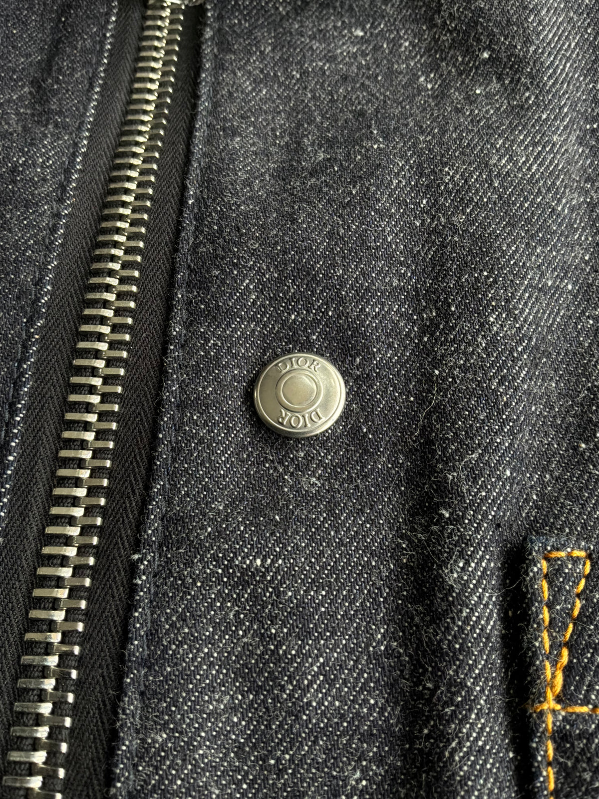 Dior X Sacai Signature Logo Denim Jacket