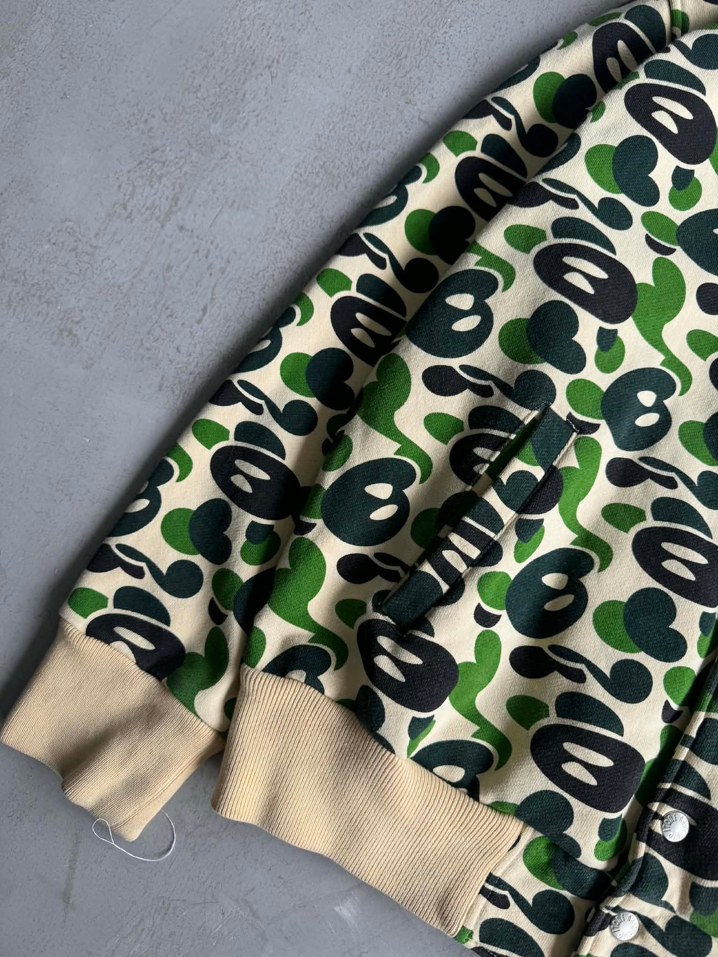 Bape Babymilo Camo Varsity Jacket