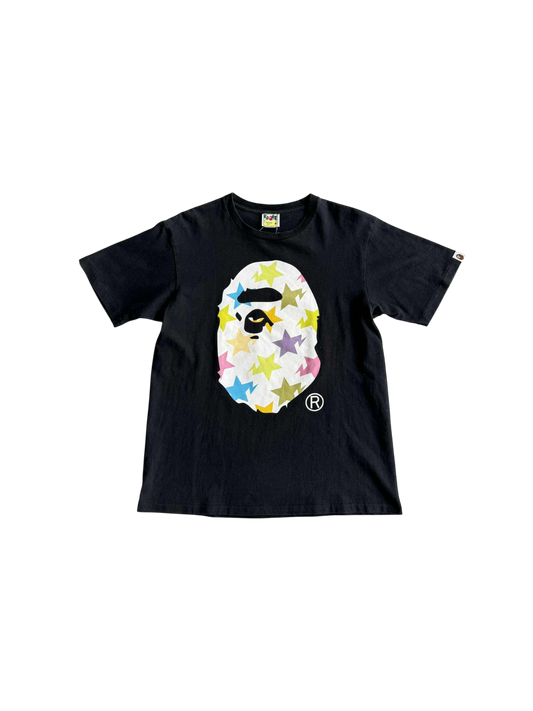 Bape sta Mirror Black Tee