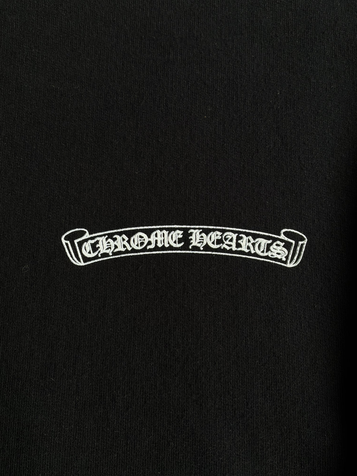 Chrome Hearts Scroll Logo Pullover Hoodie