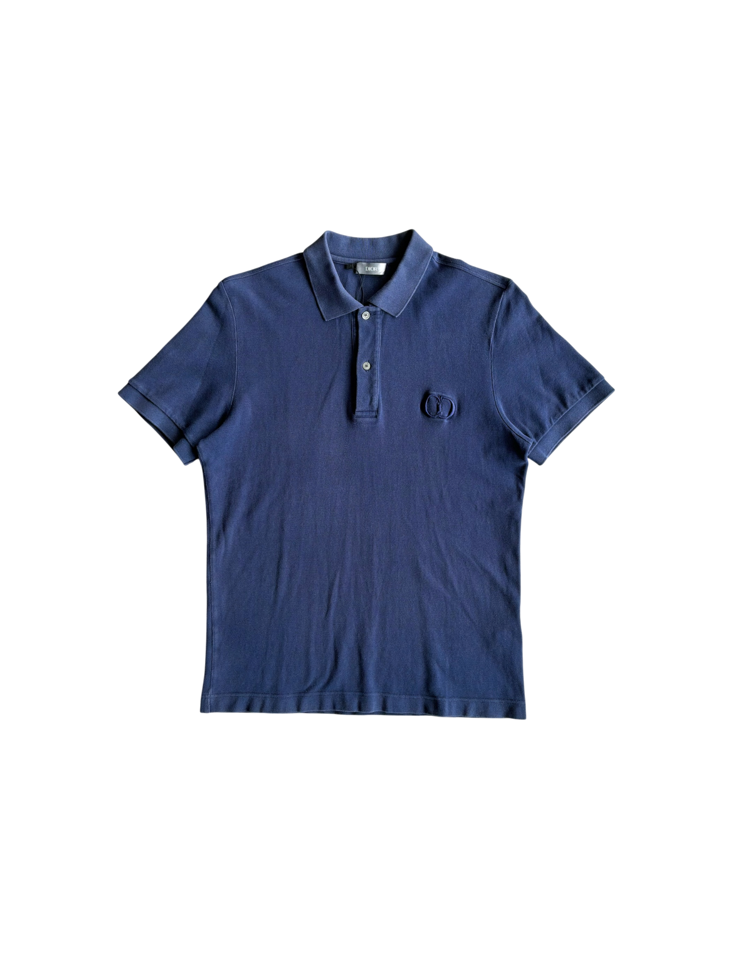 Dior Icon Logo Navy Polo Shirt