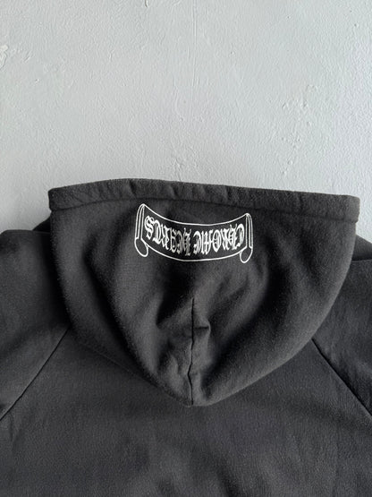 Vintage Chrome Hearts Scroll Logo Hoodie
