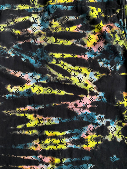 Louis Vuitton Multicolor Tie Dye Denim Shirt