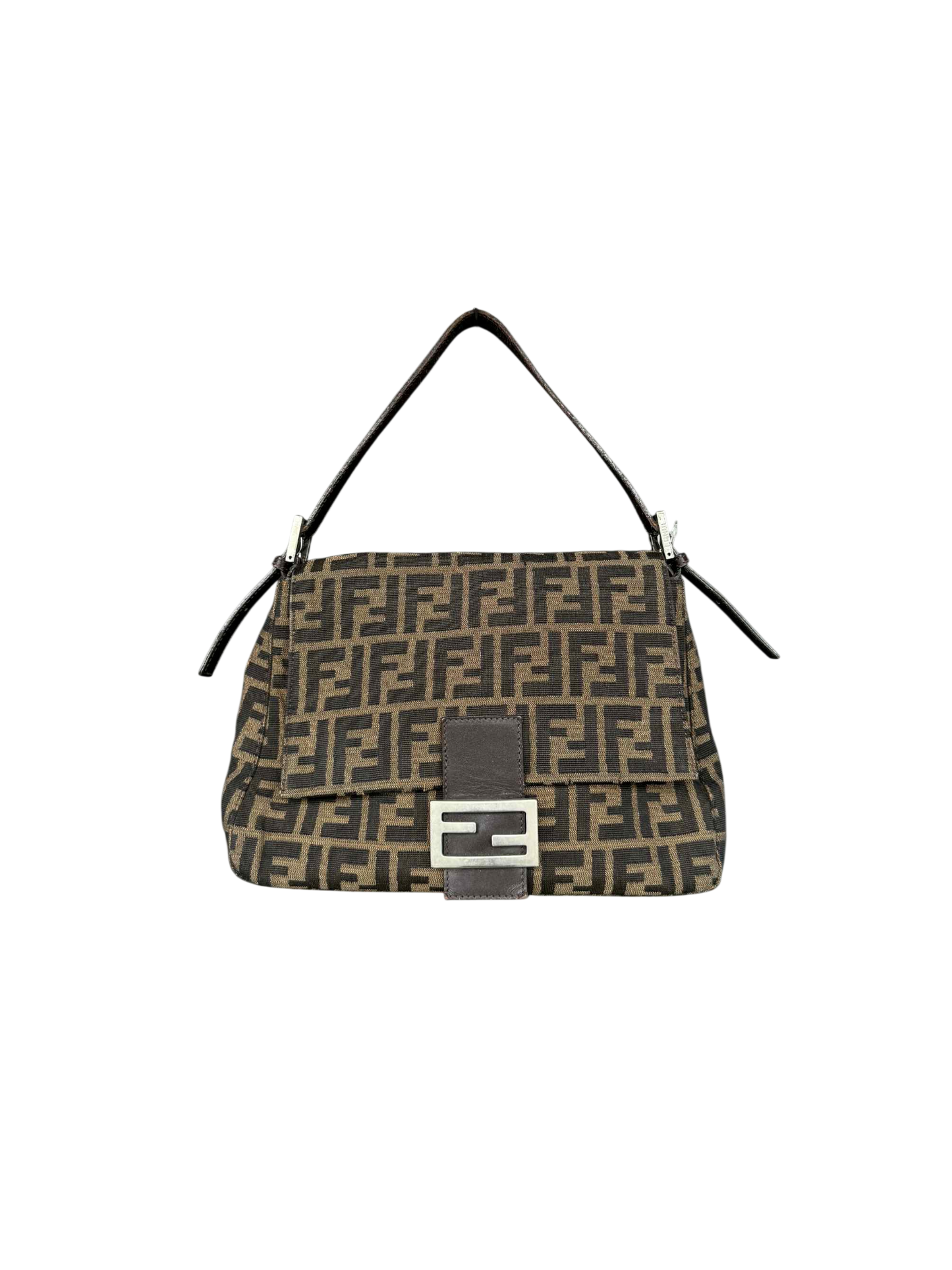 Fendi Mamma Baguette Zucca Handbag
