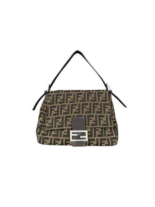 Fendi Mamma Baguette Zucca Handbag