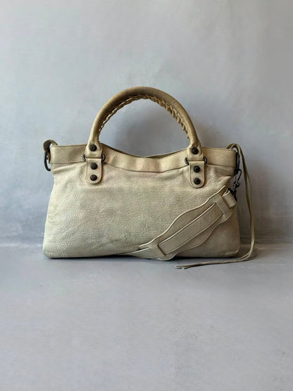 Balenciaga Le First Cream Lambskim Bag