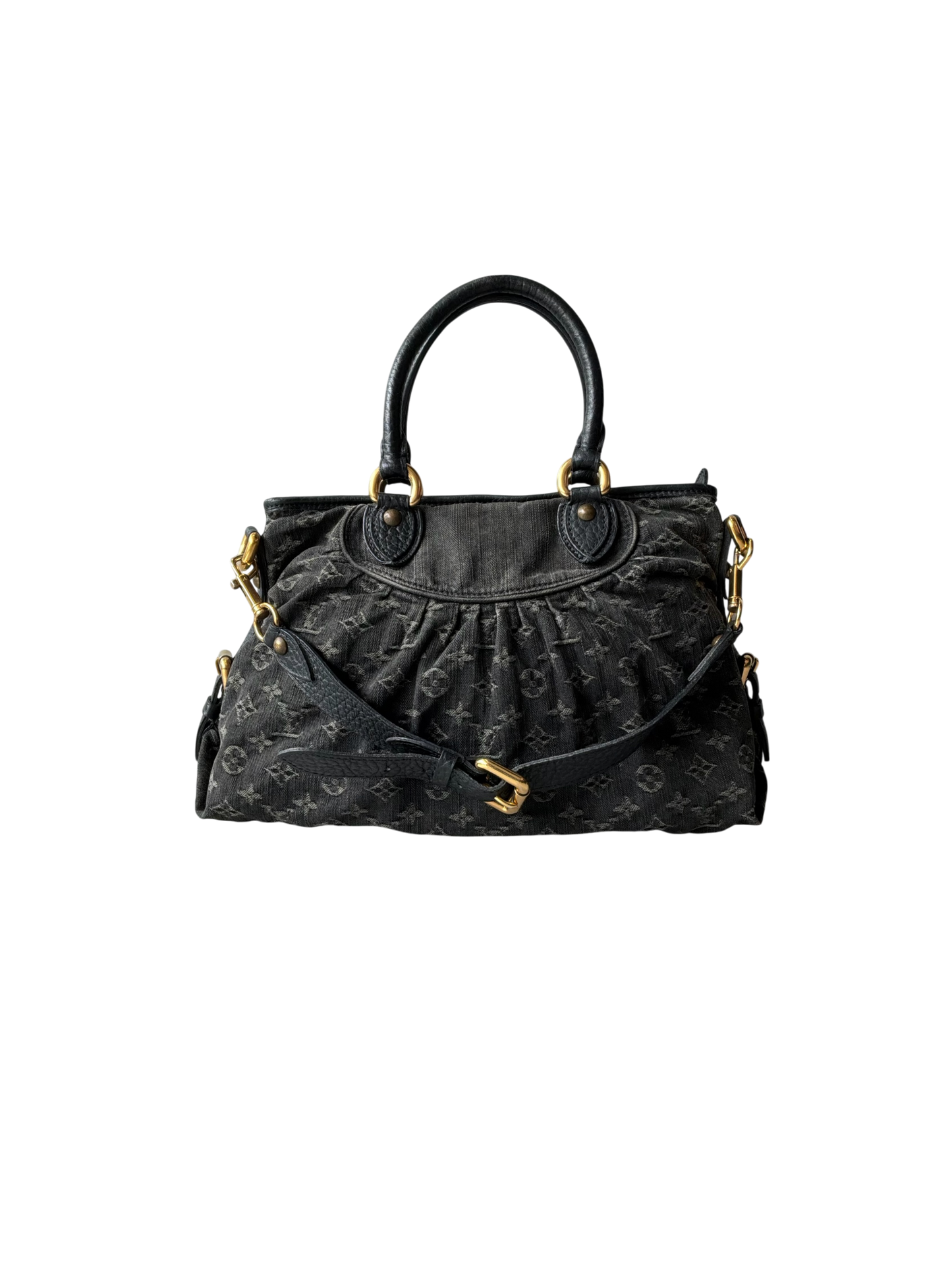 Louis Vuitton Neo Cabby MM Monogram Denim Handbag