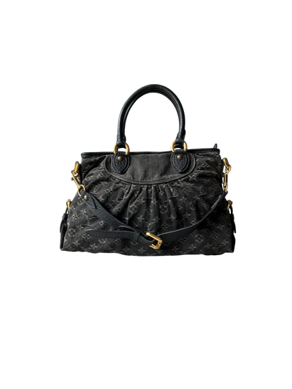 Louis Vuitton Neo Cabby MM Monogram Denim Handbag
