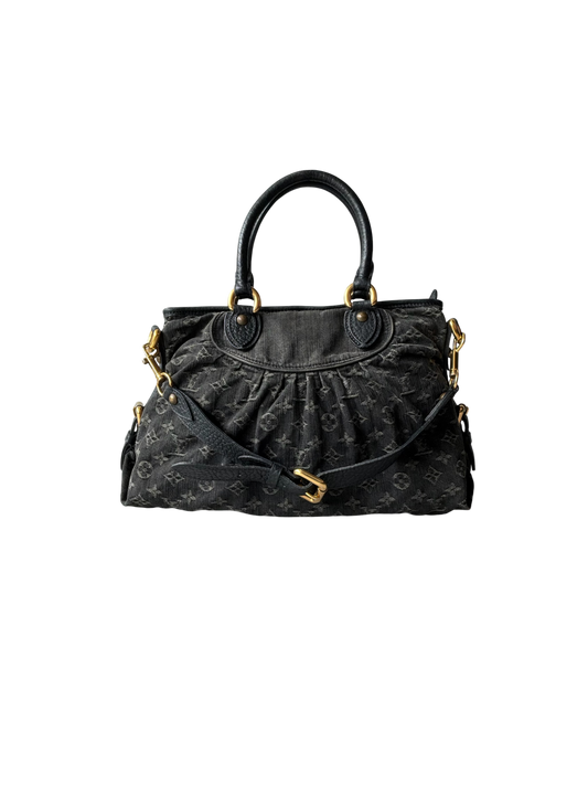Louis Vuitton Neo Cabby MM Monogram Denim Handbag