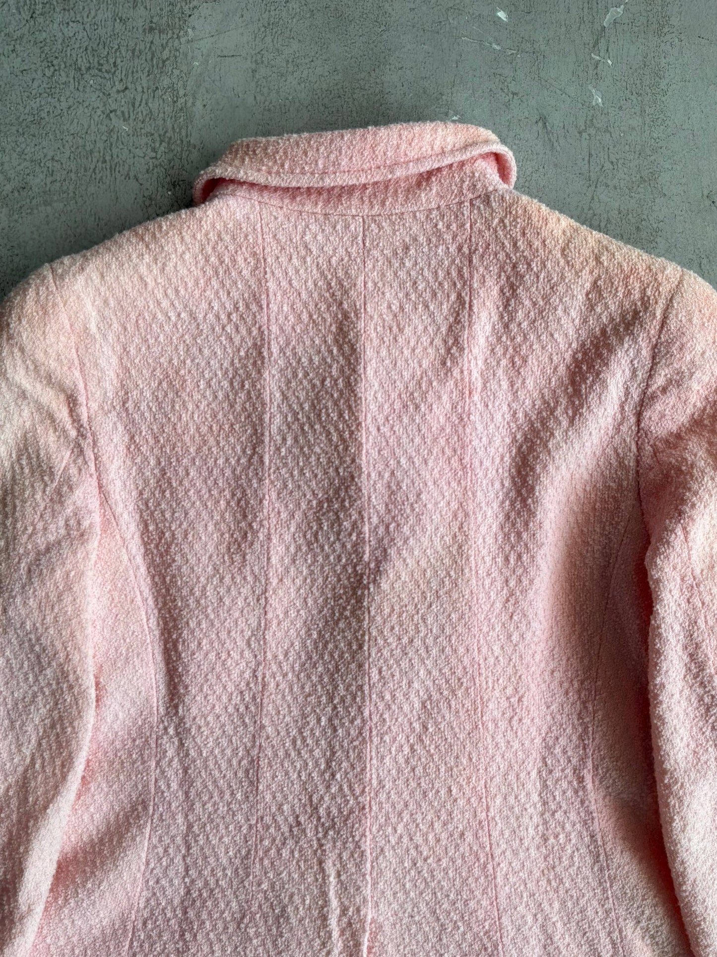 1996 Chanel Tweed Double Breasted Coat