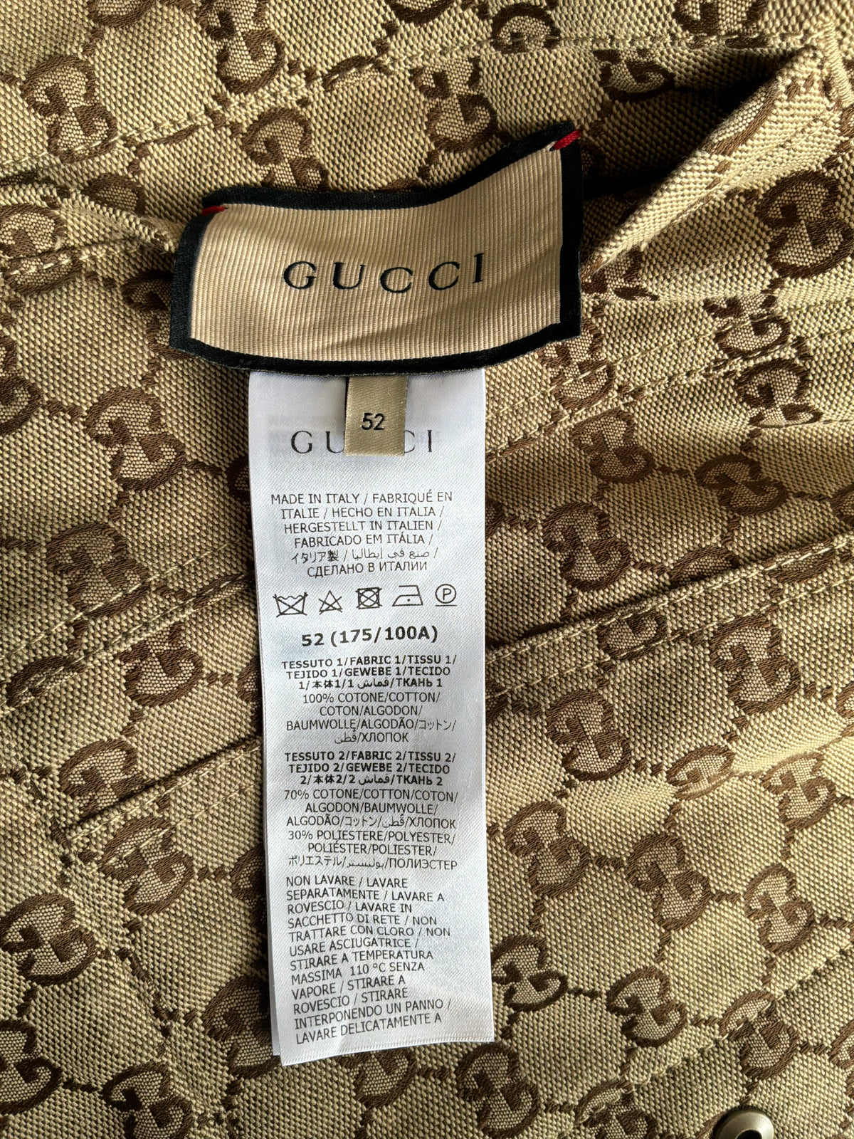 Gucci Monogram Reversible Denim Jacket