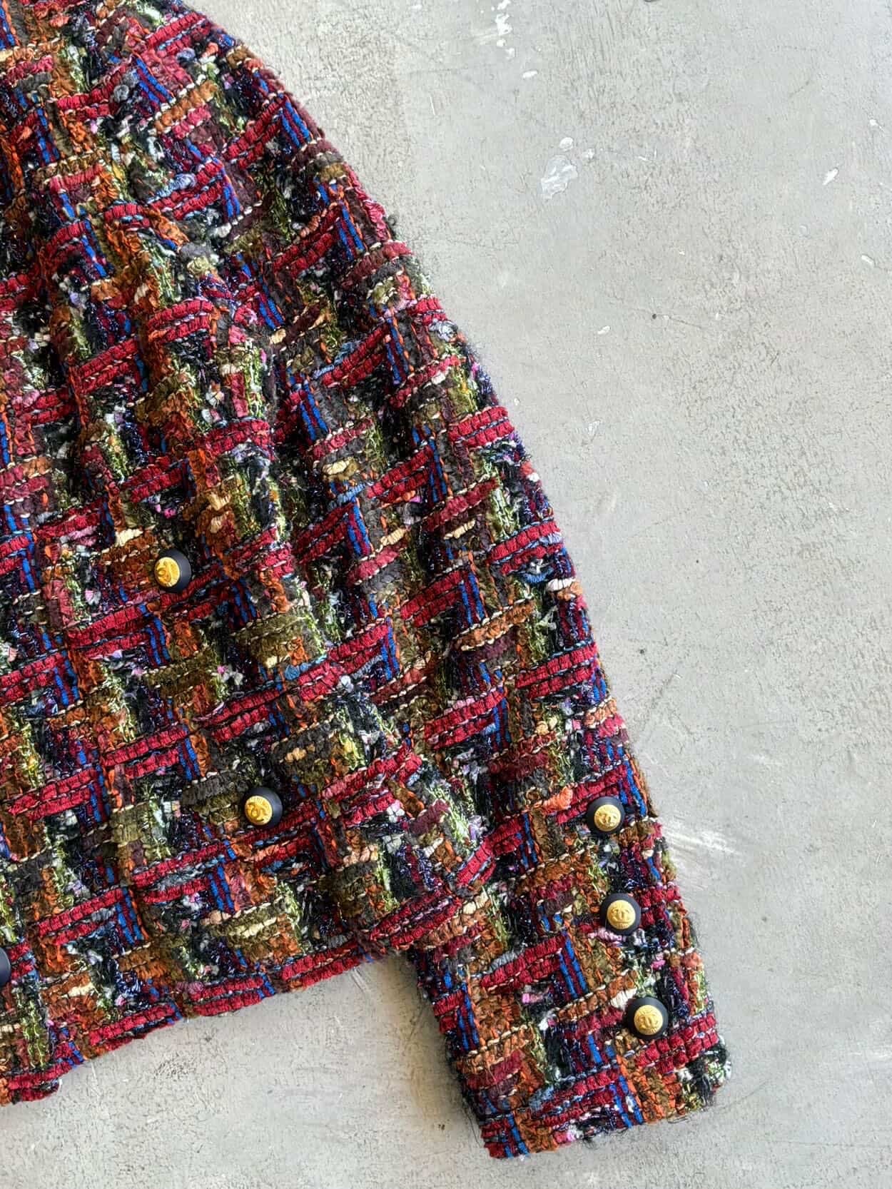 1993 Chanel Multicolor Tweed Blazer